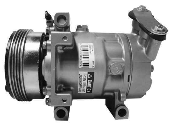 Compresseur Climatisation LUCAS ACP337 - 4 Rainures, Compatible R134a, Huile PAG 46, Poids 7kg