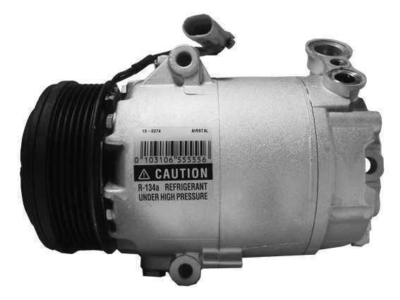 Compresseur Climatisation Van Wezel 3700K358 Réfrigérant R134a GM Delphi 10-0074