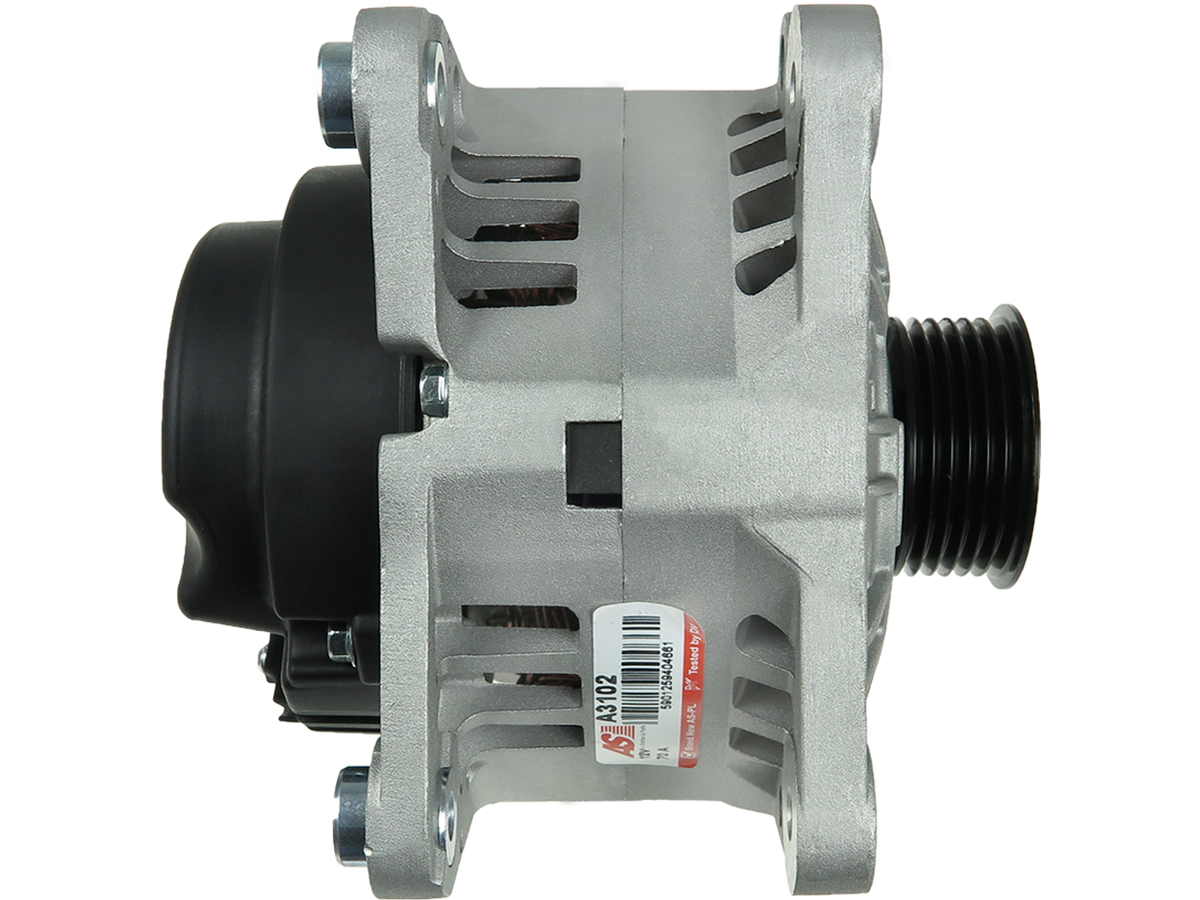 Alternateur Lucas LRA2794 12 V 70 A pour VW Polo, Seat Ibiza et Skoda Fabia, vue du composant automobile – distripiecesautos66