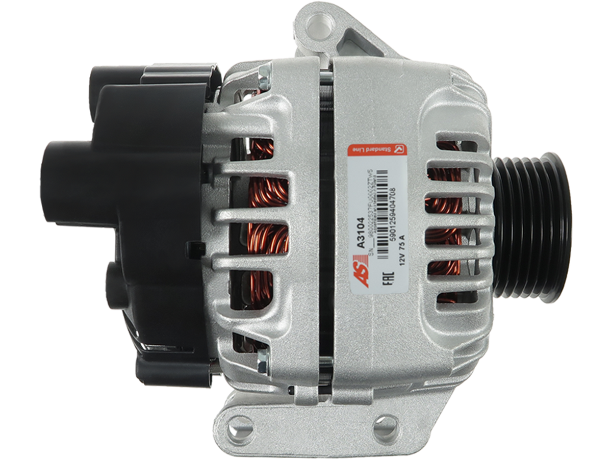 Alternateur Lucas LRA2797 12 V 75 A pour Fiat Punto, Panda et Opel Corsa 1.3 JTD, fourni par distripiecesautos66