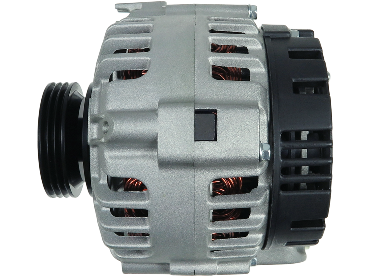 Alternateur Lucas LRA3250 12 V 95 A pour Renault Dacia Nissan, réf. A3106 SG9B035, vue de face avec poulie et connecteur arrière – distripiecesautos66