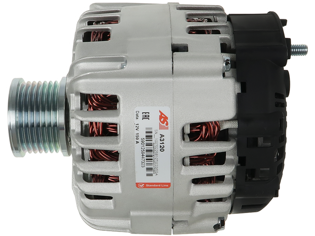 Alternateur Lucas LRA3036 12 V 150 A avec poulie AFP, compatible Renault, Opel et Nissan, vendu par distripiecesautos66