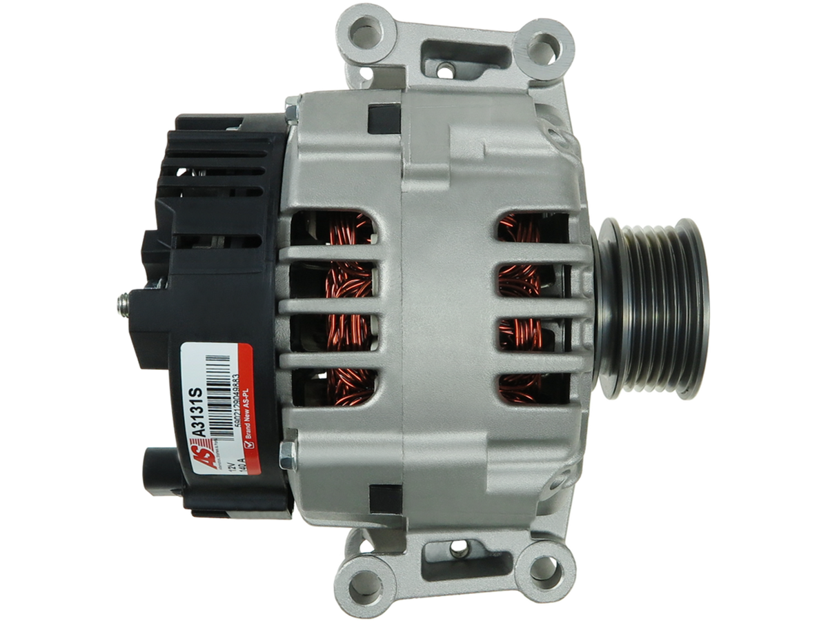 Alternateur Valeo 439822 12 V 140 A avec poulie AFP et connecteur PL_2300, compatible Audi, VW, Seat et Skoda, vendu par distripiecesautos66