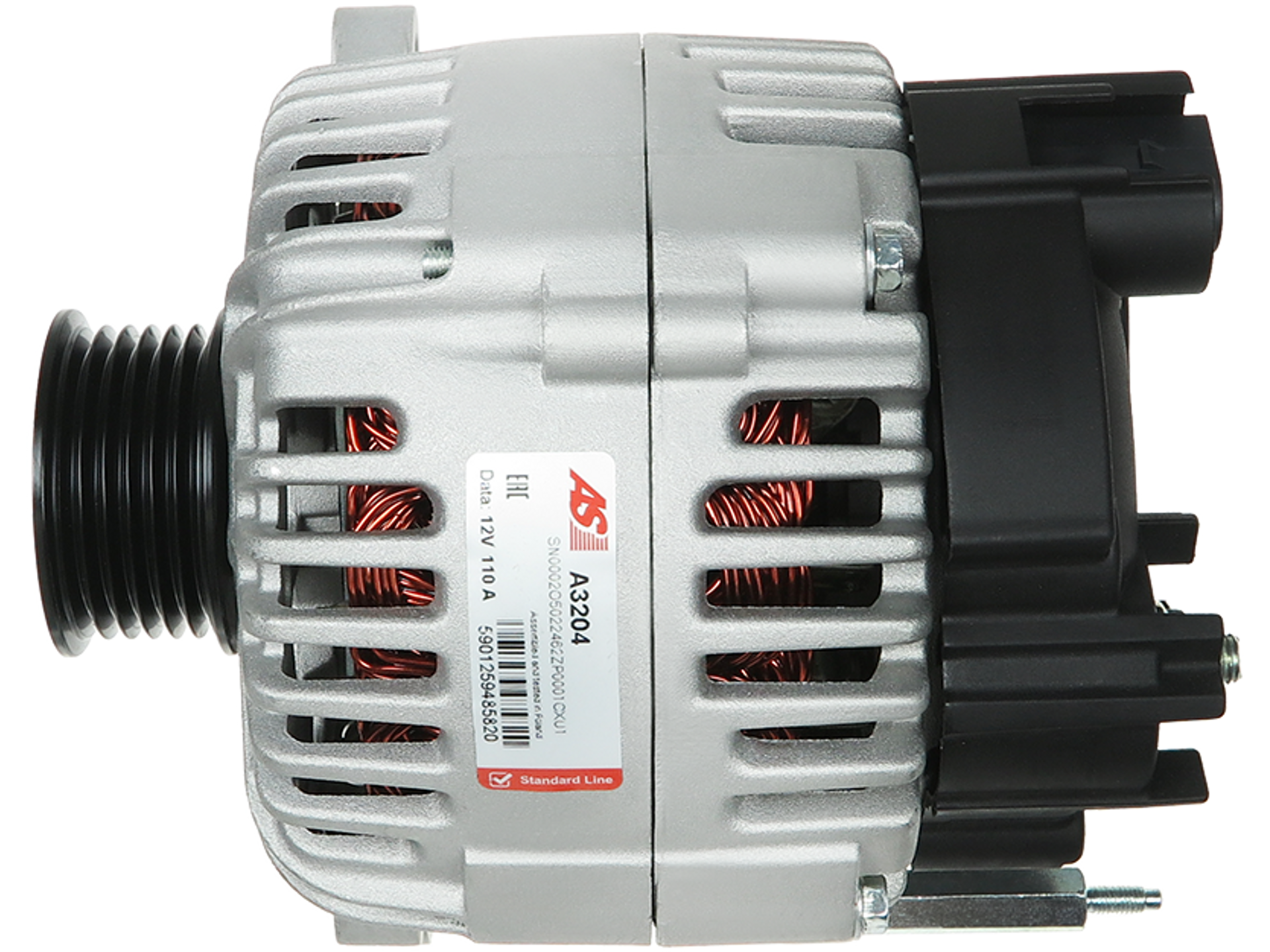 Alternateur Lucas LRA2361 12 V 110 A avec poulie AP, pièce automobile compatible Audi, VW, Seat et Skoda, présenté par distripiecesautos66 – Alternateurs Audi Seat Skoda Volkswagen pas cher