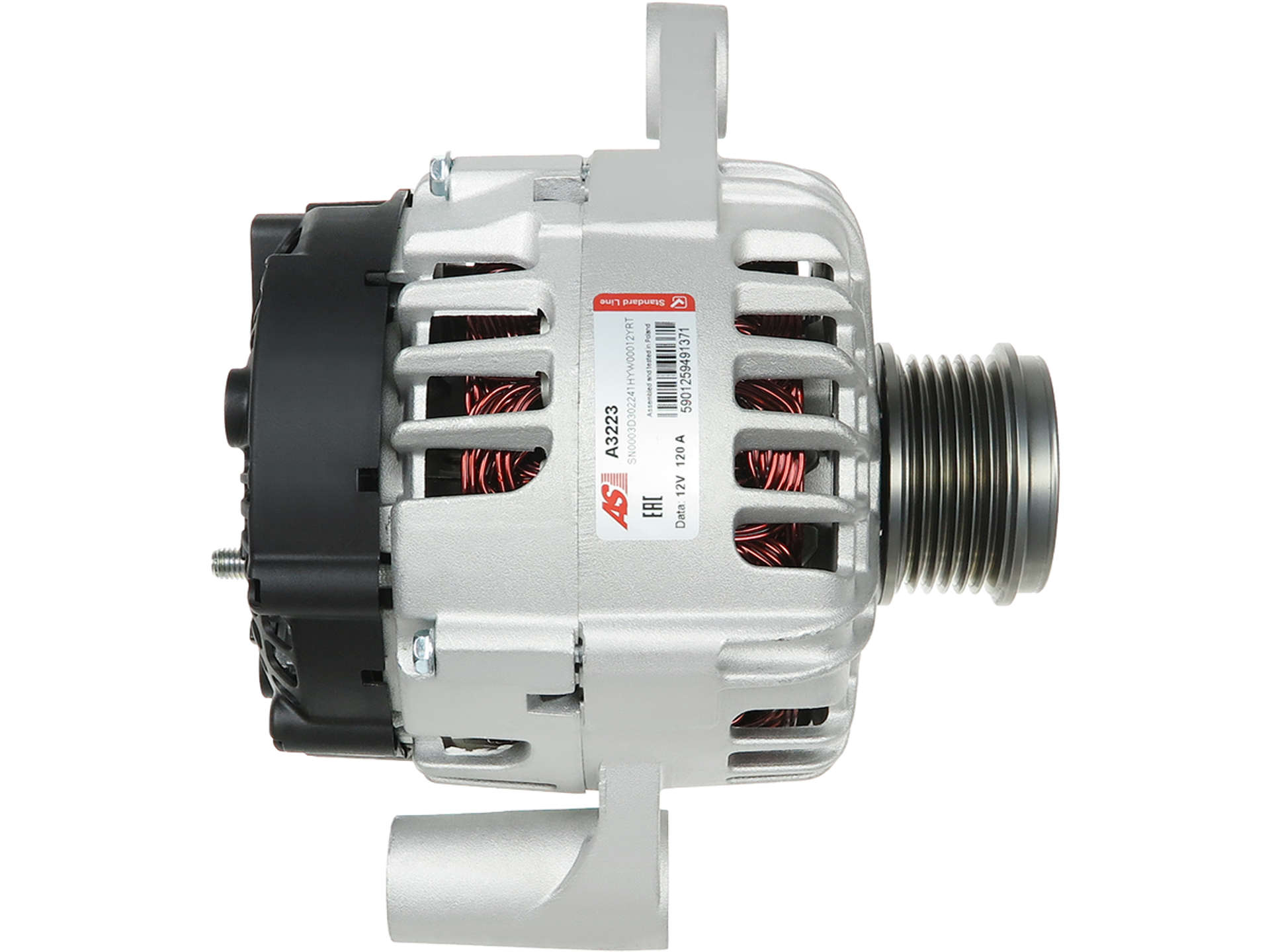 Alternateur Lucas LRA3580 12V 120A 6 gorges OE TG12C143 Opel Astra Insignia Zafira, vue du produit proposé par distripiecesautos66 pour trouver des Alternateurs Opel pas cher