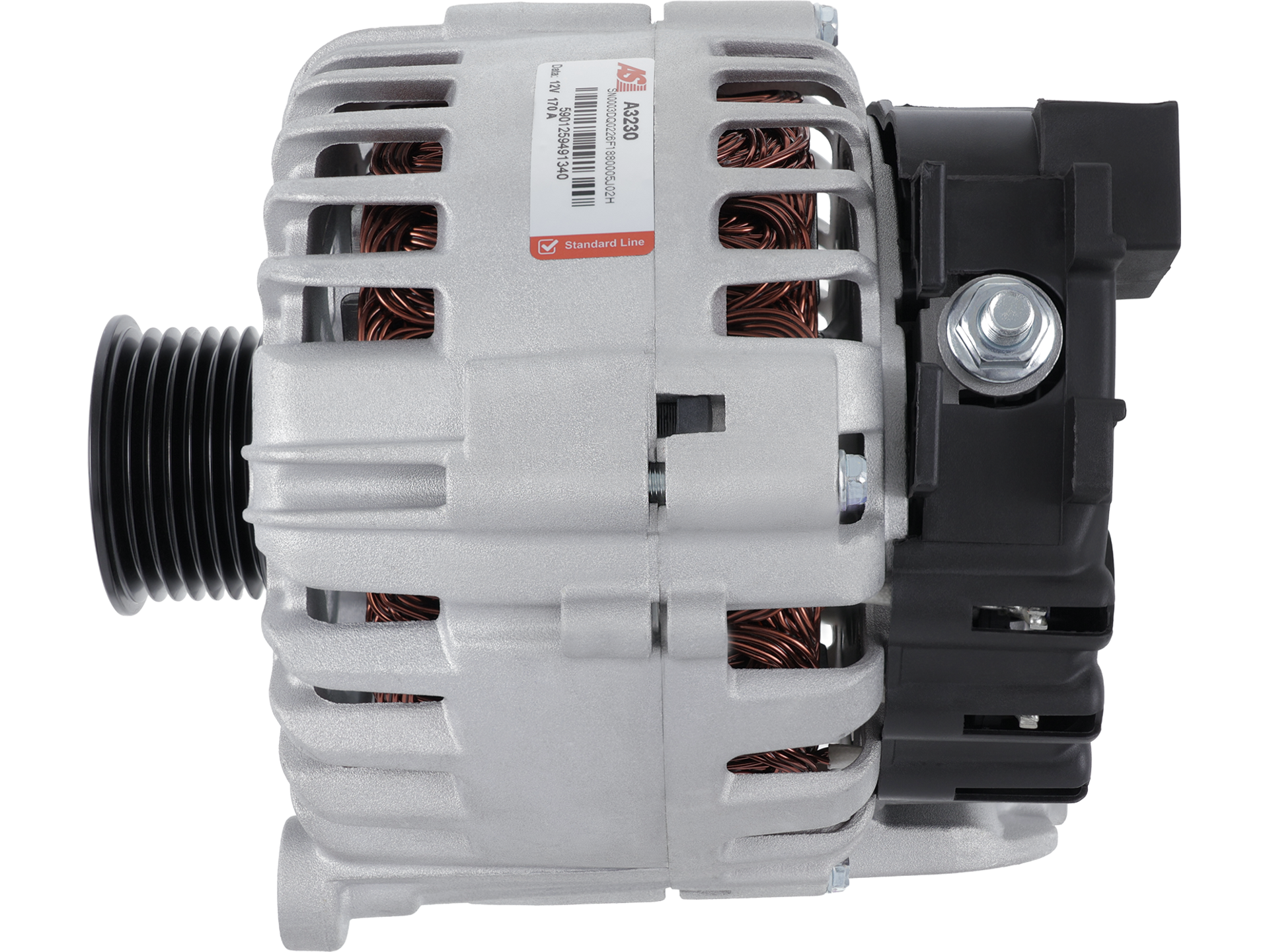 Alternateur Lucas LRA3162 12 V 170 A avec poulie 7 gorges pour BMW X5 E70, OE TG17C036, fourni par distripiecesautos66