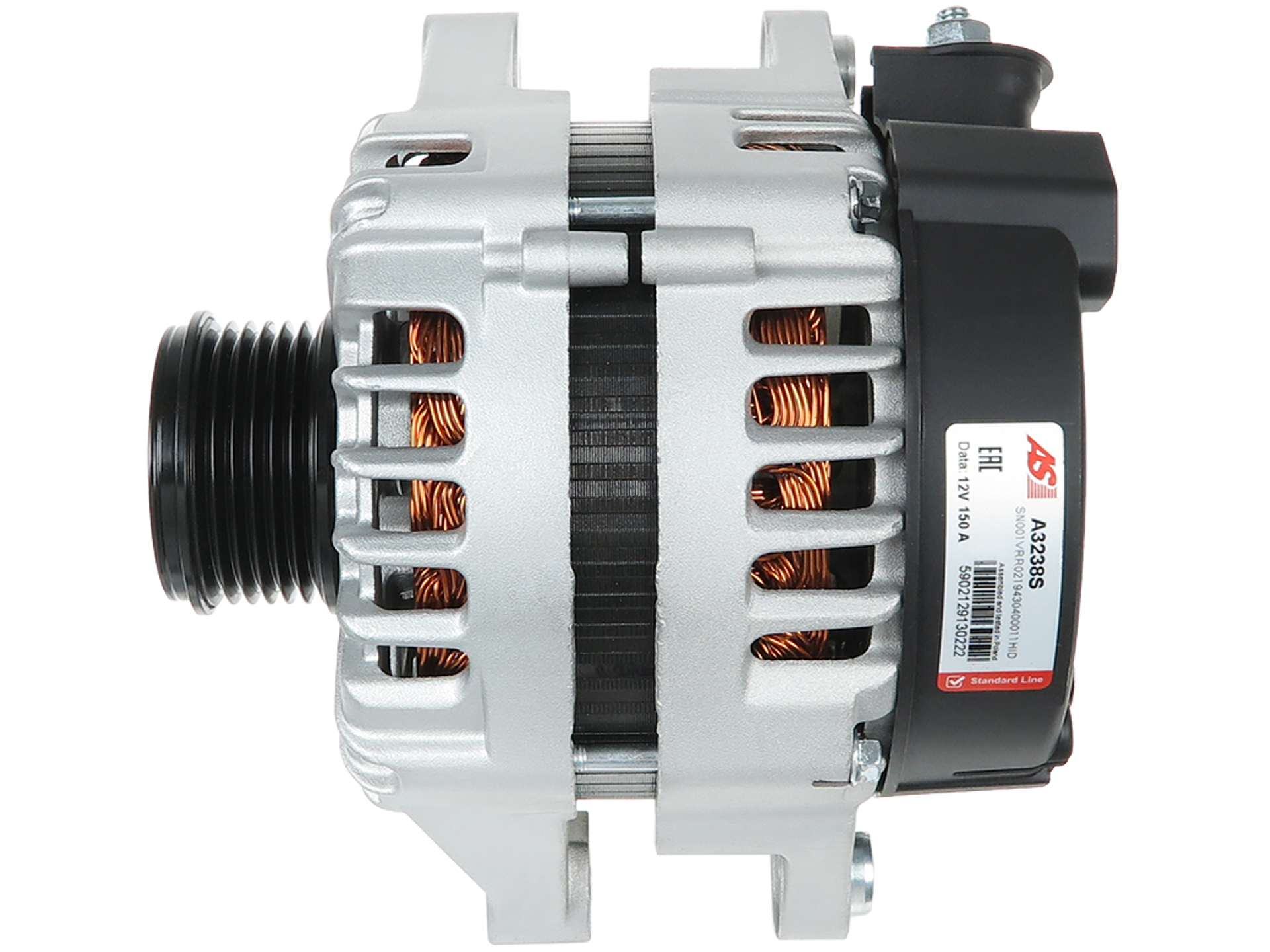 Alternateur Valeo FG15S034 12 V 150 A avec poulie AFP pour Hyundai Santa Fé et Kia Sportage, fourni par distripiecesautos66
