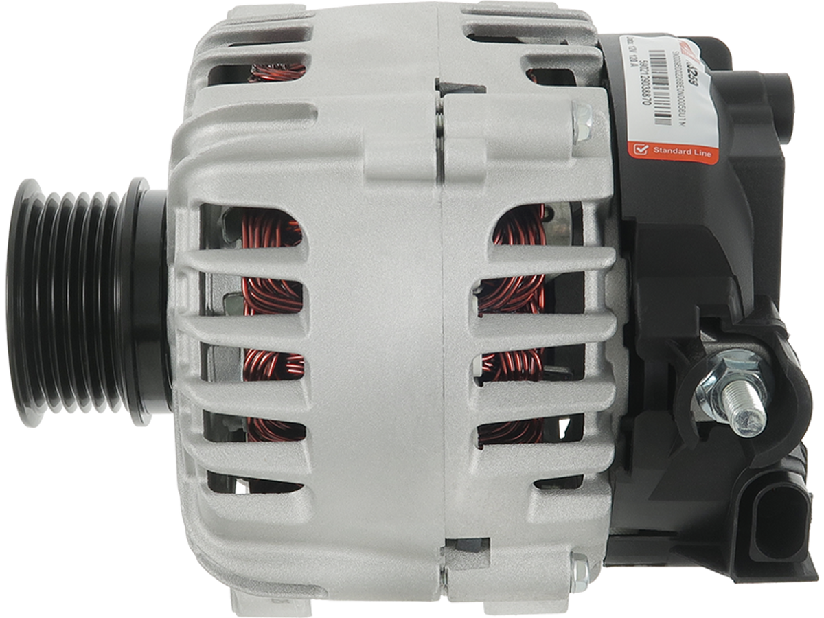 Alternateur Ford pas cher Lucas LRA3431 12 V 120 A avec poulie AFP, proposé par distripiecesautos66, compatible Ford Fiesta, Focus et Transit