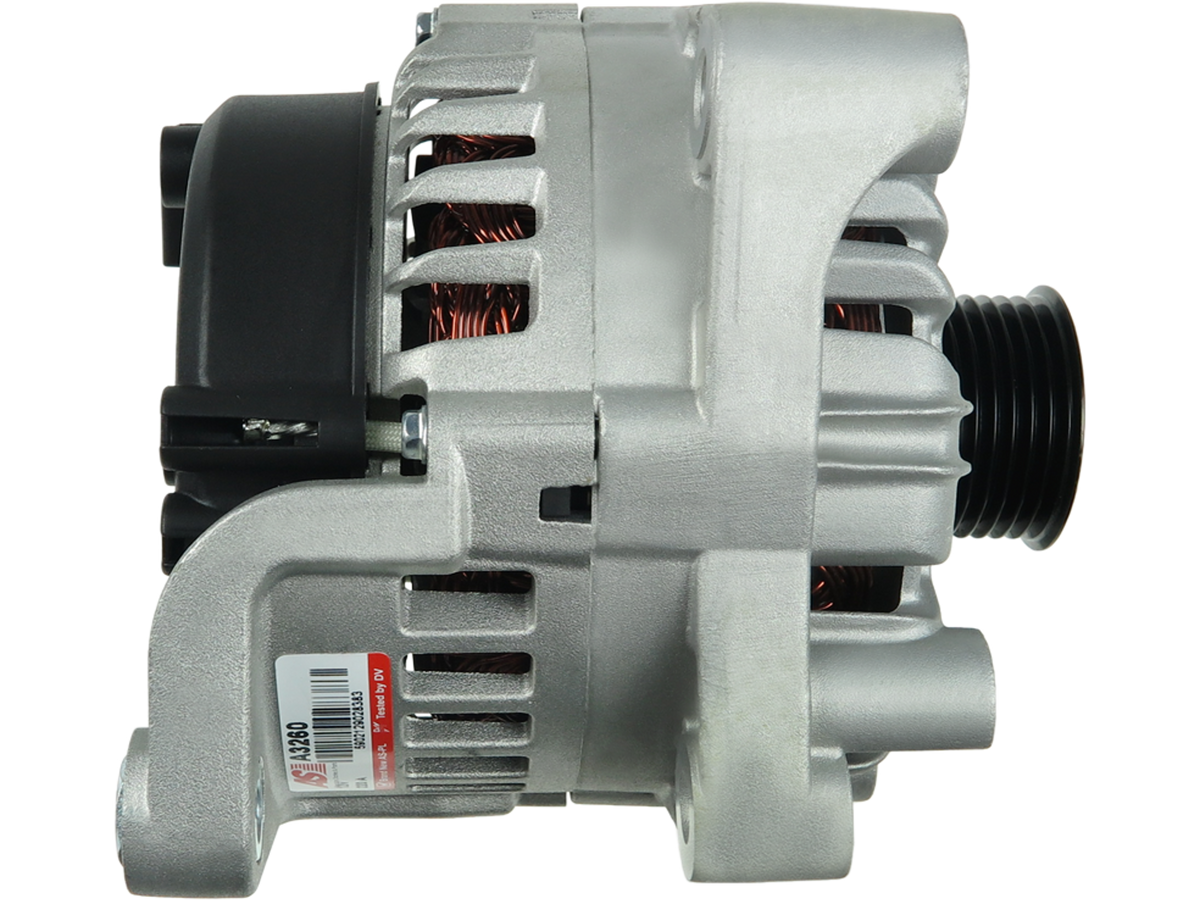 Alternateur Lucas LRA3781 12V 230A pour BMW X5 E70 4.8i xDrive N62B48B, pièce automobile neuve présentée de profil, vendu par distripiecesautos66