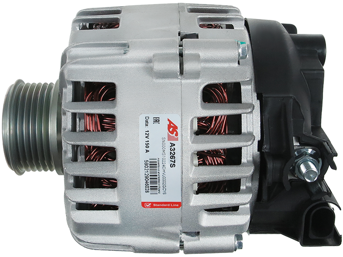 Alternateur Lucas LRA3470 12V 150A pour Ford Fiesta, Focus, B-Max et Transit Courier, fourni par distripiecesautos66