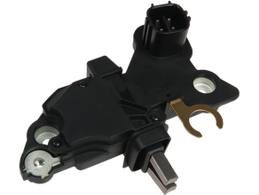 Régulateur d’alternateur Bosch 0124225055 12 V – ARE 0084, compatible F00M145875, vue du composant noir avec connecteur et fixations, vendu par distripiecesautos66