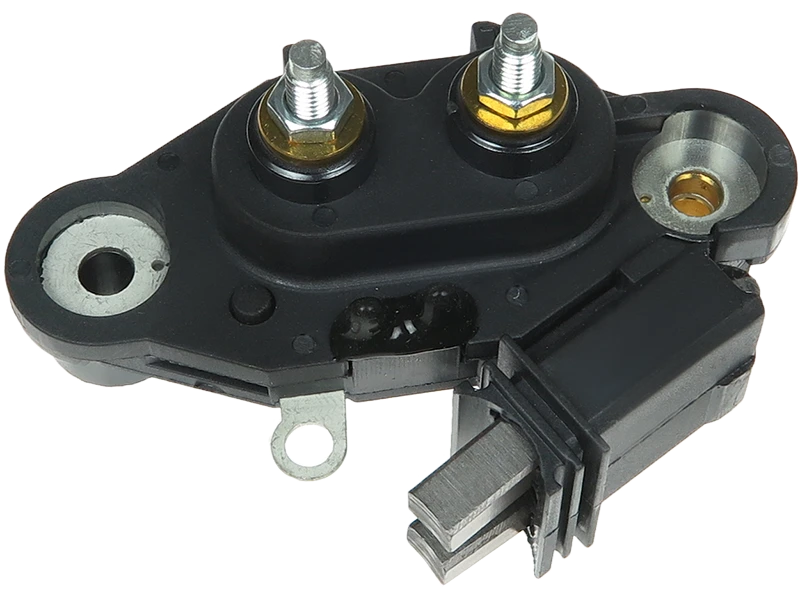 Régulateur d'alternateur Volvo 8602101, tension 12V, qualité origine, produit par le vendeur distripiecesautos66, affichant des bornes de connexion et une structure en plastique pour un montage facile.