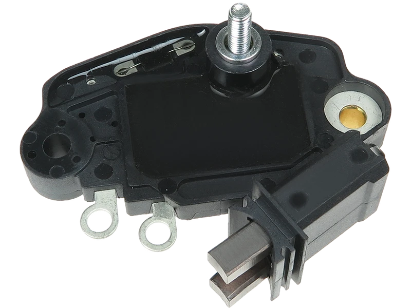 Régulateur d'alternateur Peugeot 9641302580 - Détail de la pièce électrique fournie par distripiecesautos66, présentant le boîtier, les connecteurs et le mécanisme de régulation.