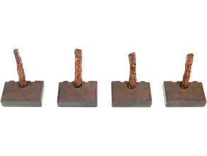 Balais Charbons Démarreurs Bosch 0001241128 - Qualité Premium, Tension 24V, Dimensions 16.5x25x25mm