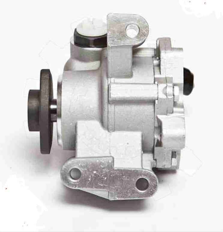 Pompe de direction assistée Bosch K S01 000 595 modèle hydraulique 120 Bar, en aluminium, avec une entrée/sortie, disponible chez distripiecesautos66.