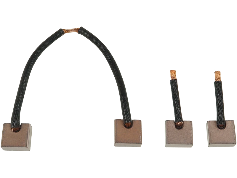Balais Charbons Démarreurs JSX31-32 - Tension 12V, H.18mm, Référence JSX 31-32