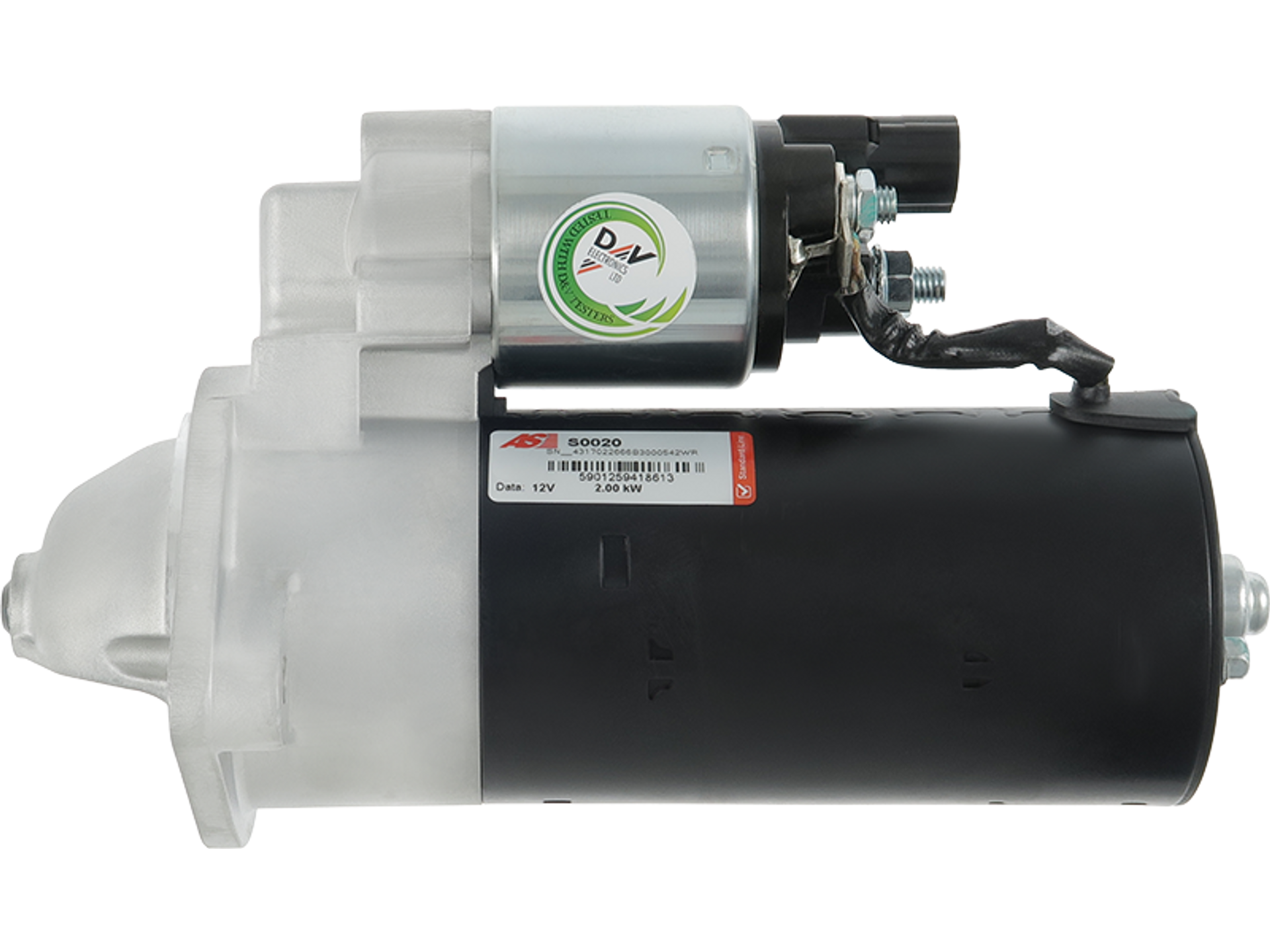 Démarreur Premium TOYOTA Corolla Verso AR10 2.0 D-4D, 12V 2kW, référence S0020, proposé par le vendeur distripiecesautos66.