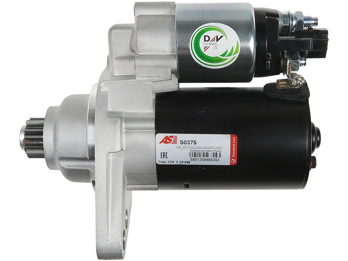 Démarreur Unipoint STRH098 Wai 300.562.103.500 Woodauto VALTS12E1M, démarreur automobile 12 V de 1,10 kW avec pignon 10 dents, fourni par distripiecesautos66