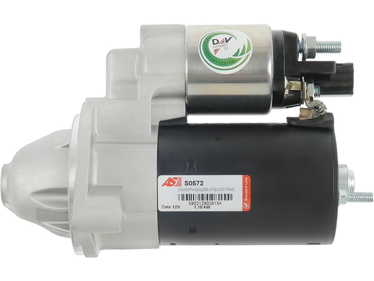 Démarreur automobile 12 V 1,10 kW Lucas LRS2400, Real 20401605OE et Stardax STX210350, référence AS/PL S0572, vendu par distripiecesautos66
