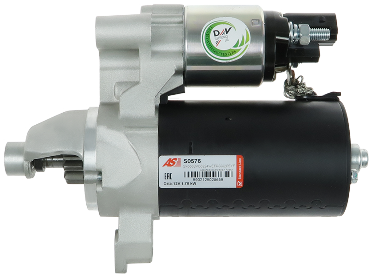 Démarreur Lucas LRS2519 | Quinton Hazell QRS2442 | Da Silva 025789, pièce automobile 12 V et 1,70 kW, fourni par distripiecesautos66