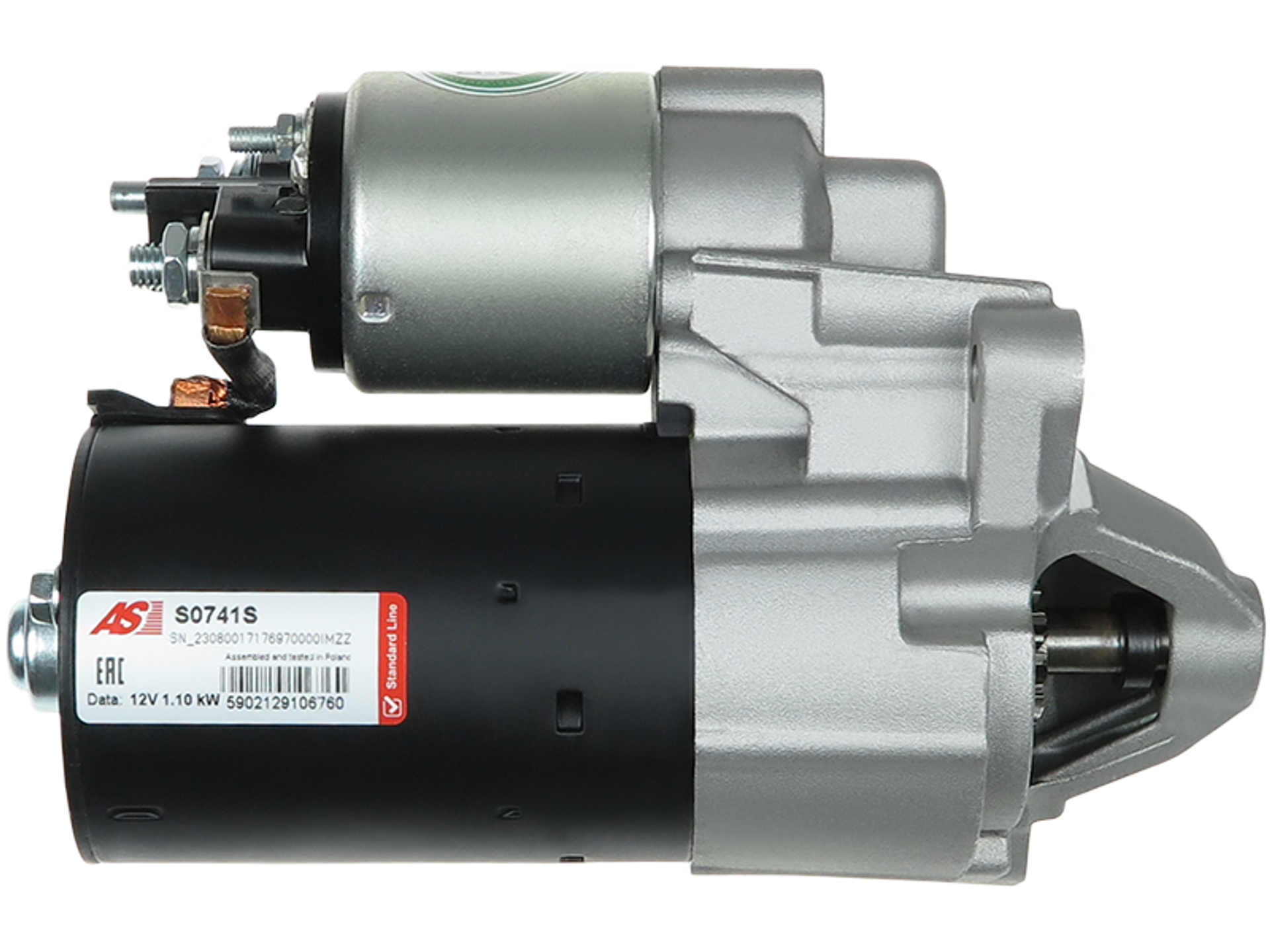 Démarreur Bosch 0986025390 de 12V et 1.10kW en rotation CW, présenté par le vendeur distripiecesautos66, prêt à optimiser le démarrage de votre véhicule avec une qualité premium.