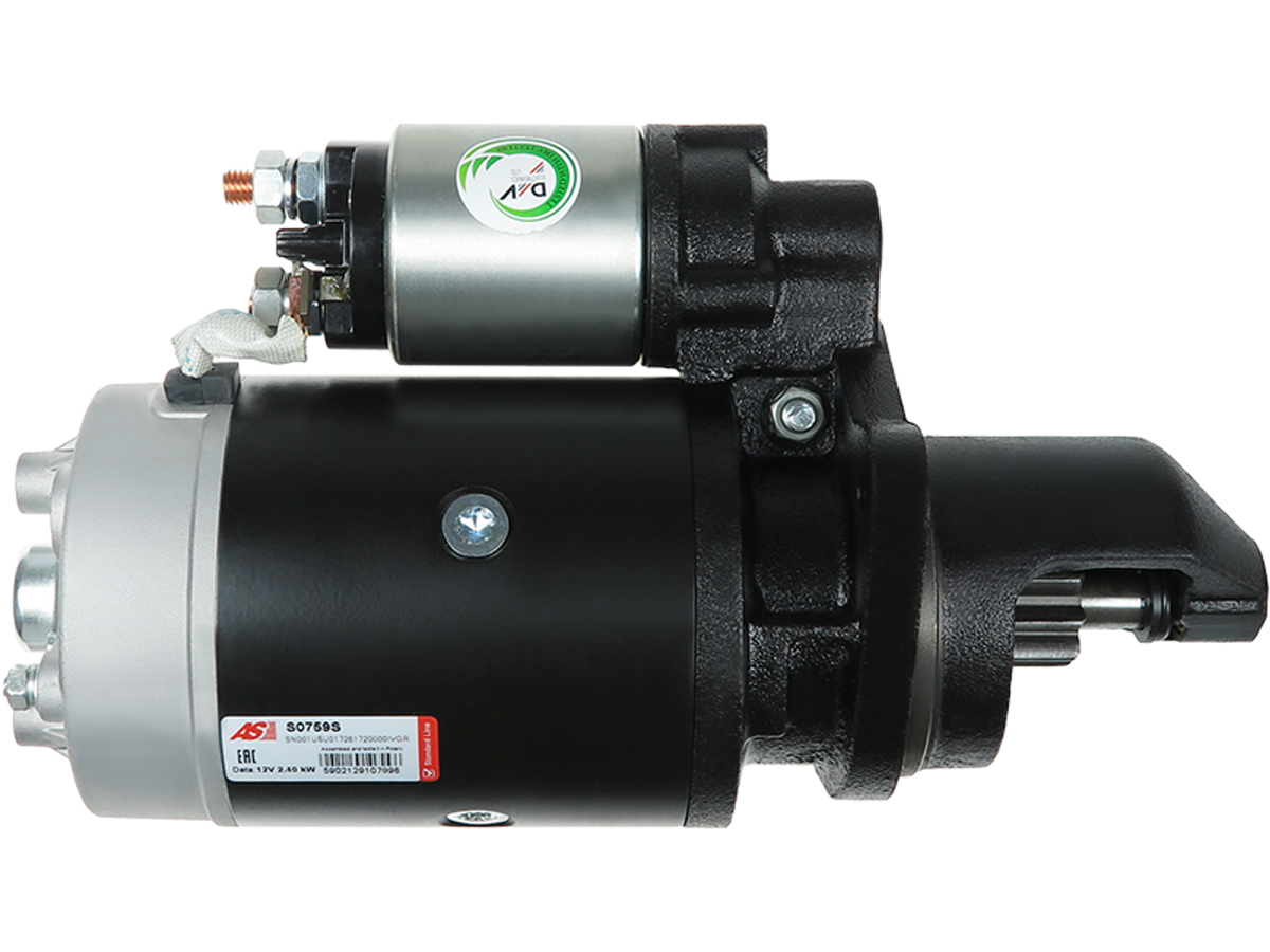 Démarreur Lucas LRS1049 S0759S 12 V 2,40 kW à 9 dents pour Mercedes-Benz et Claas, vendu par distripiecesautos66 — Prix discount, qualité origine, garantie 2 ans.