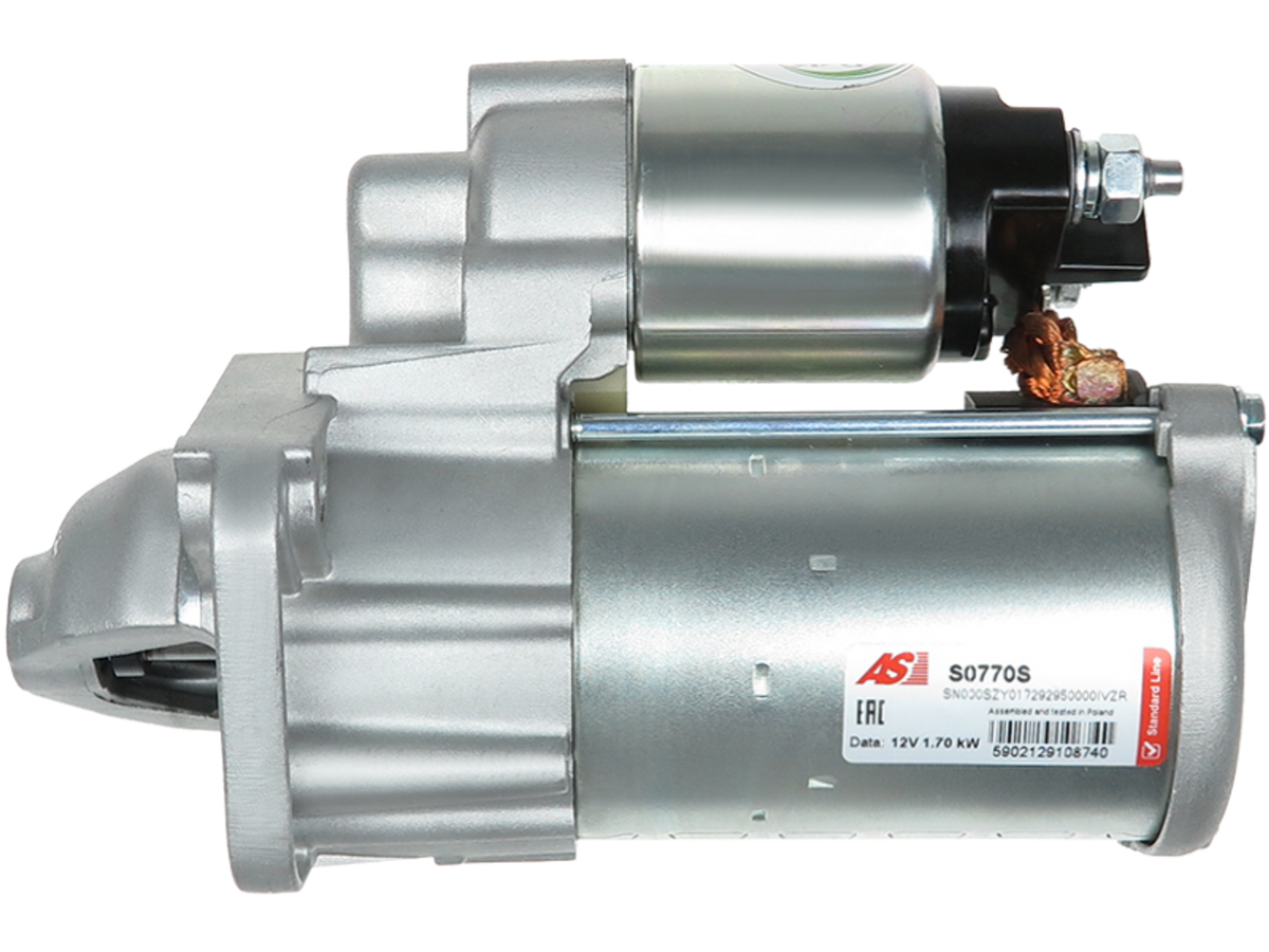 Démarreur 12 V 1,70 kW Lucas LRS3929 12 dents pour Dacia, Nissan et Mercedes Citan, vendu par distripiecesautos66 : Prix discount, qualité d'origine, garantie 2 ans.