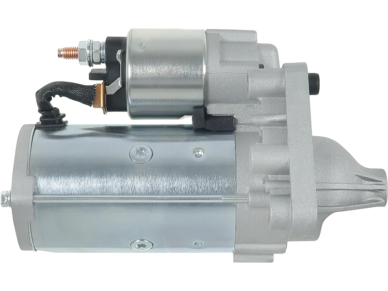 Démarreur pour DS DS 3 (SA_) 1.4 HDi 70 (SA8HR4, SA8HP4) 8HP 8HR (DV4C) 07.2015 - 12.2016, proposé par distripiecesautos66, montrant un démarreur de haute qualité avec un boîtier métallique et une finition brillante.