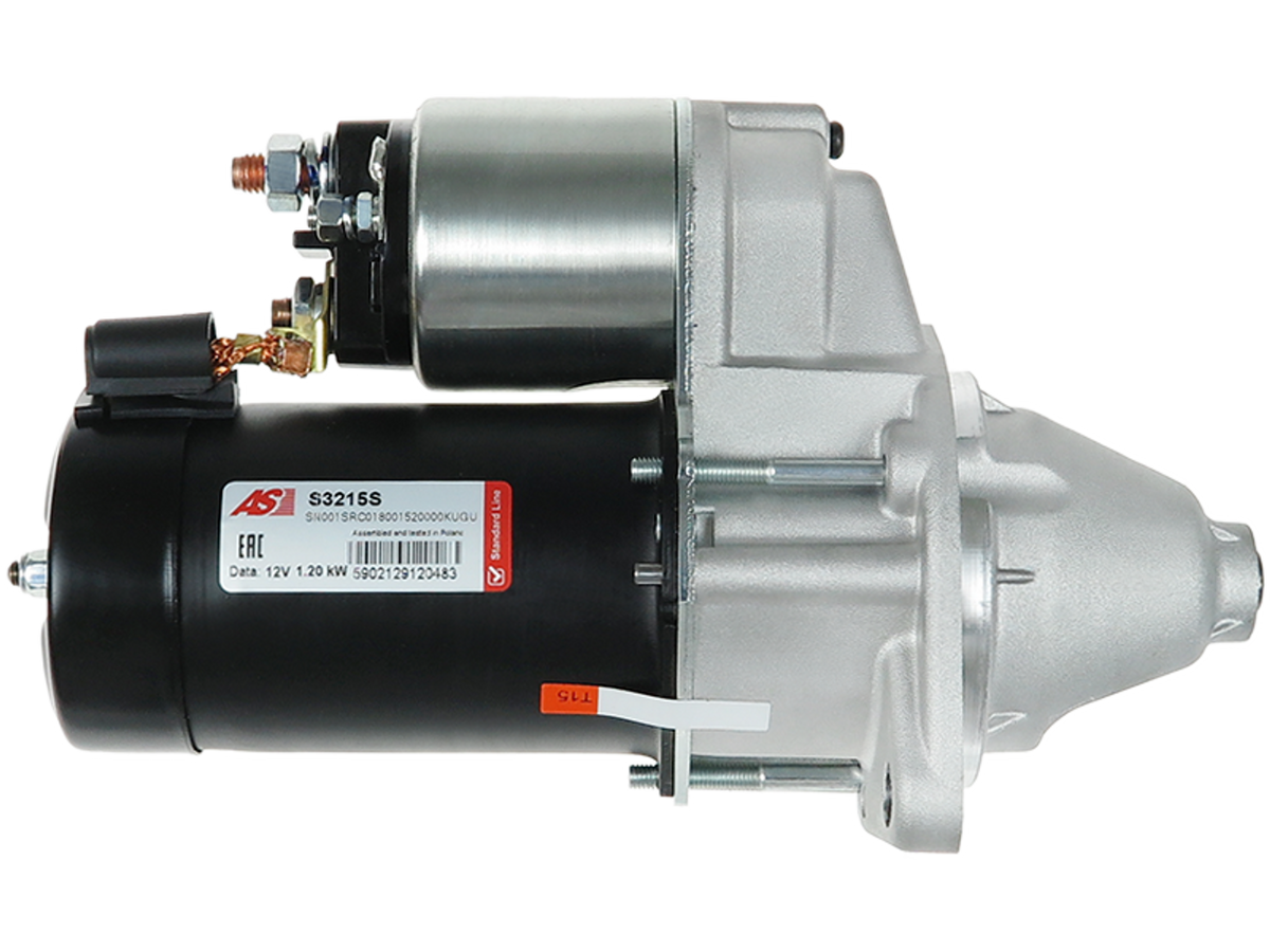 Démarreur Ruggerini 56350 Wai S145.432 Hoffer H5010114 Dixie 260-10107, démarreur 12 V 1,20 kW à 9 dents, vendu par distripiecesautos66, avec livraison en France, Espagne, Italie, Portugal, Belgique, Luxembourg, Pologne, Allemagne et aux Pays-Bas.