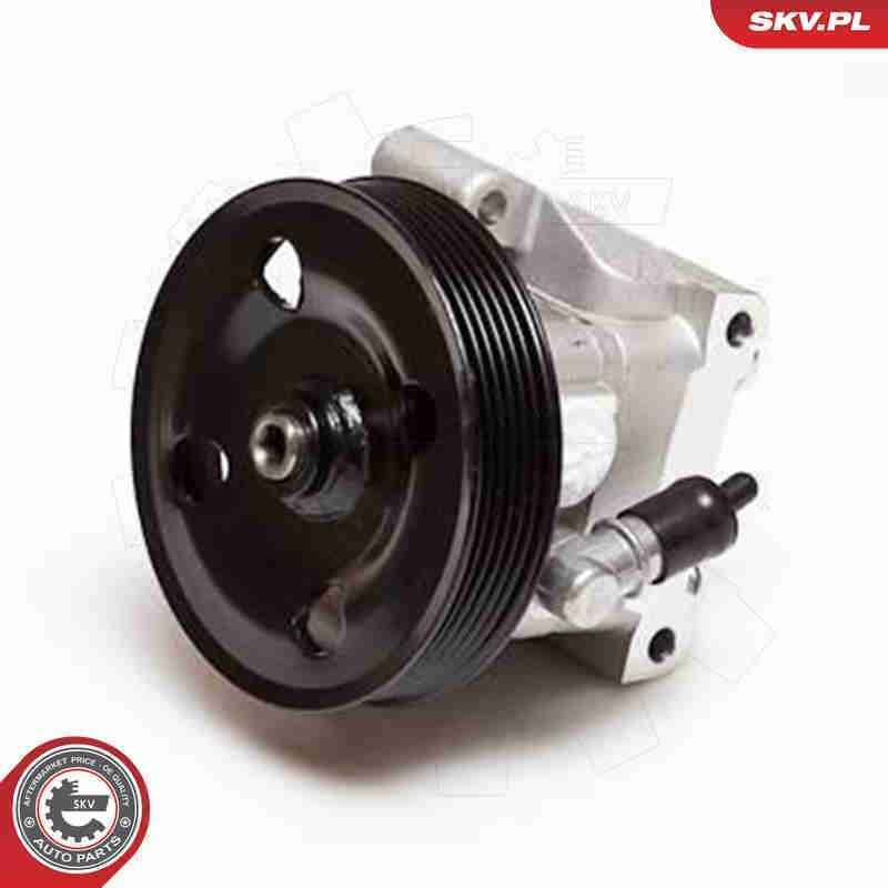 Pompe de direction assistée NTY SPW-FR-028 pour Ford, qualité origine, fabriquée en aluminium, avec poulie de courroie. Fournie par distripiecesautos66.
