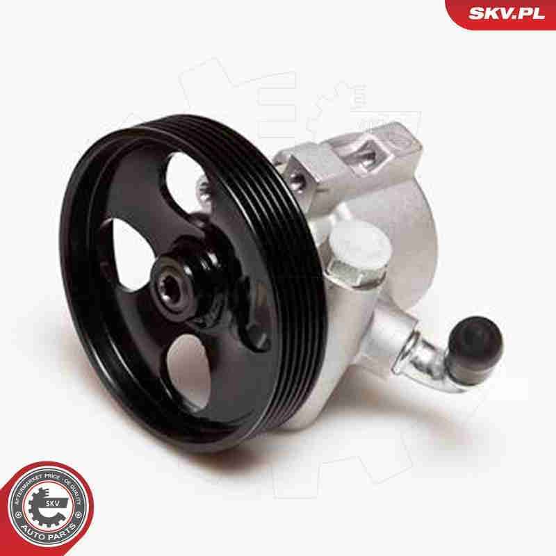 Pompe Direction Assistée Premium CITROËN XSARA 2.0 HDI 90 85 Bar - Référence 10SKV031 de distripiecesautos66, illustrant une pompe à direction assistée, idéale pour des véhicules Citroën et Peugeot. Découvrez nos pompes de direction assistée Citroën Peugeot pas cher.
