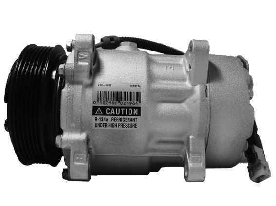 Compresseur De Climatisation Van Wezel 0900K161 - Qualité Premium, Adapté Pour Citroën Et Fiat