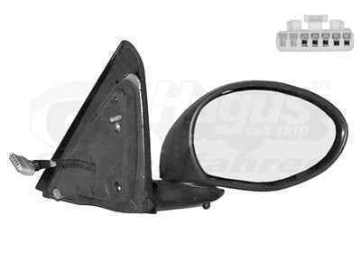 Rétroviseur Électrique Droit Alfa Romeo 147 11/2000 - 3/2010 Van Wezel 0147818 - Convexe, Chauffant, Compatible